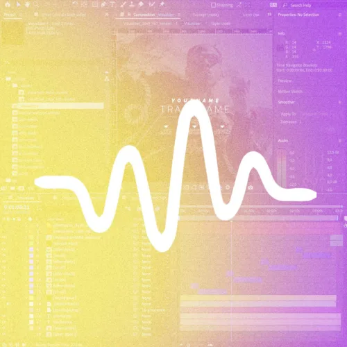 Free Audio Visualizer Template